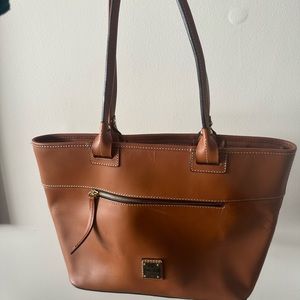 Dooney & Bourke cognac leather purse